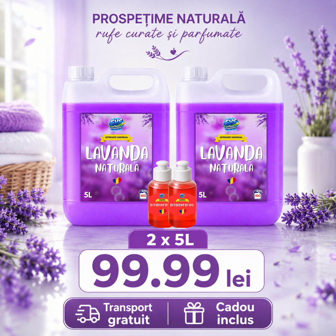 Detergent Lavandă 10L + CADOU