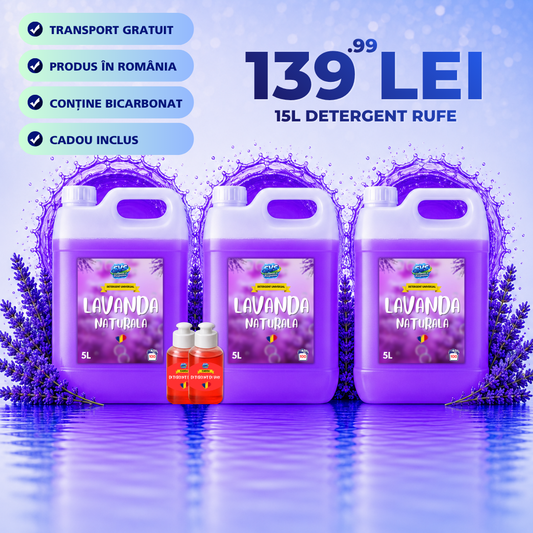 Detergent Lavandă 15L + CADOU