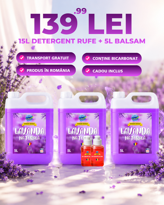 Detergent Lavandă 15L + CADOU