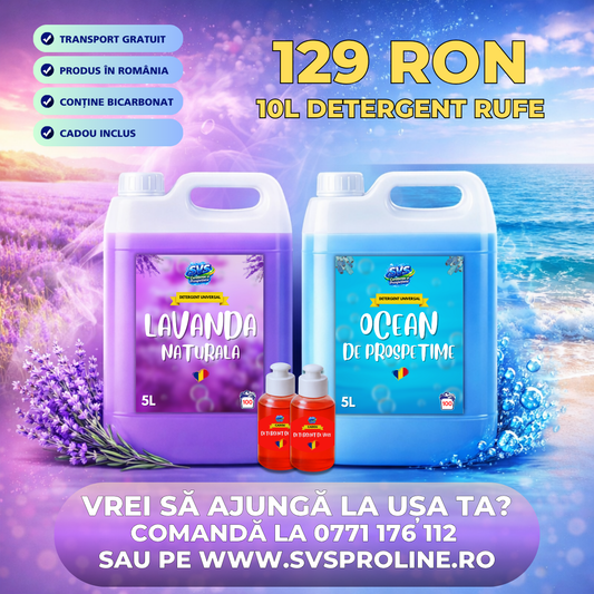 Detergent Lavandă 5L, Ocean 5L + CADOU